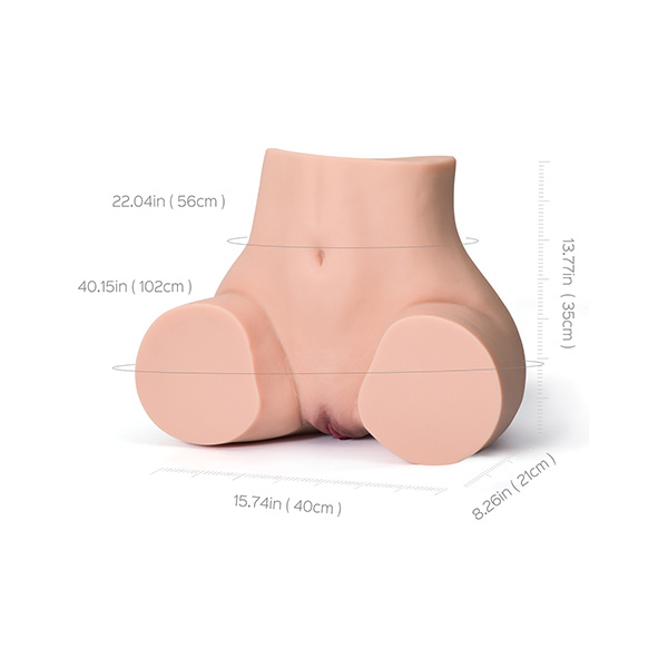 Peach Realistic Butt w-Vagina Anal Sex Doll Torso - Image 4