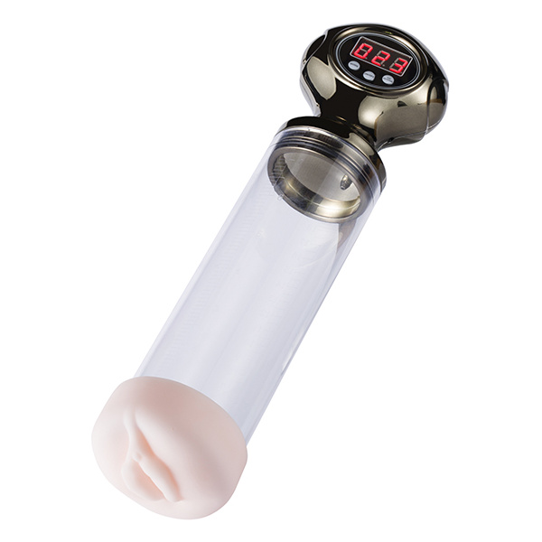Pipe Male Masturbation Cup Penis Enlargement Pump - Clear