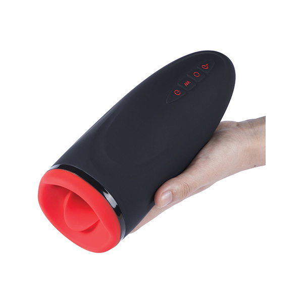 Dayo Autoblowjob Clamping Penis Massager - Black - Image 5