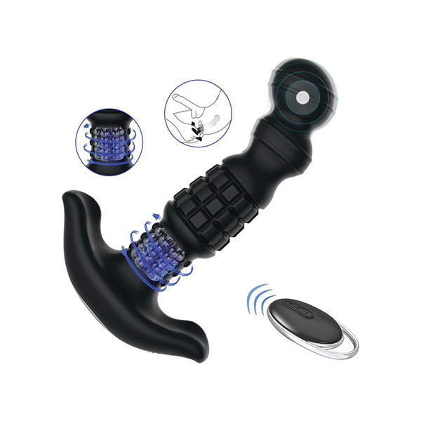 Pineapple Man Vibrating Prostate Massager - Black - Image 3