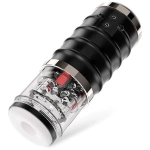 Warrior Auto Thrusting Male Masturbator - Black