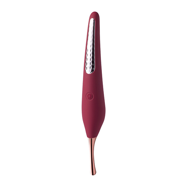 Ms. Honey Pinpoint Clit Vibrator & Nipple Stimulator - Red Wine
