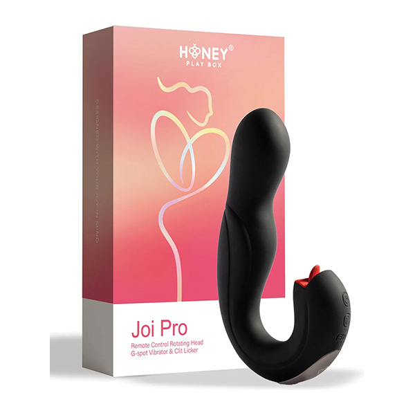 Joi Pro Rotating Head G-spot Vibrator & Clit Licker W/remote - Image 5