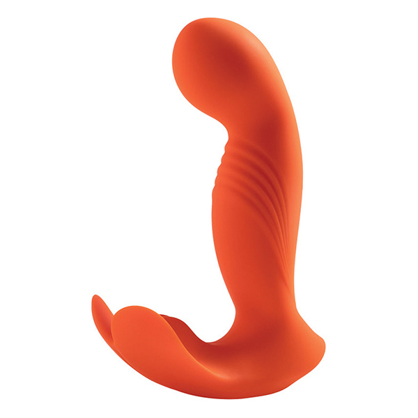 Crave 3 G-Spot Vibrator w-Rotating Head - Orange