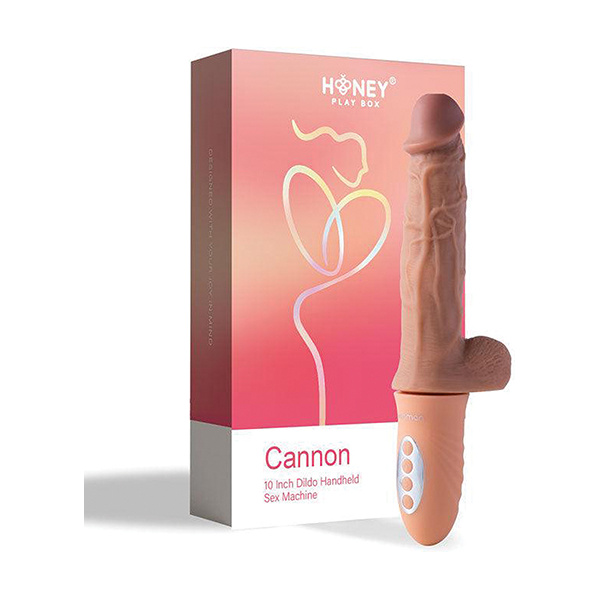 Cannon 10" Dildo Handheld Sex Machine - Light - Image 4