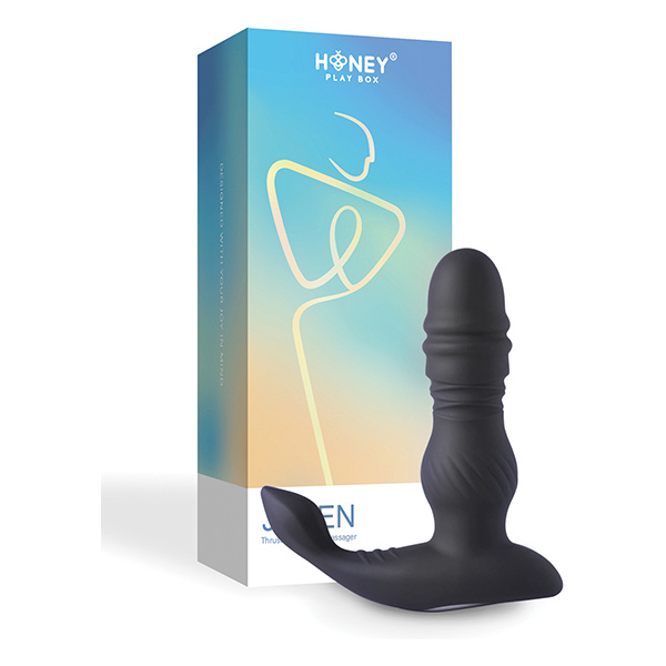 Jaden Thrusting Prostate Massager Vibrating Butt Plug Anal Sex Toy - Image 5