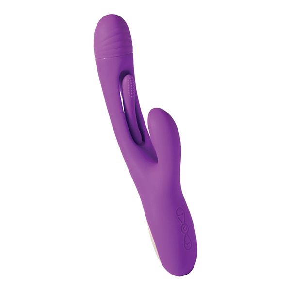 Bora G-Spot Tapping Rabbit Vibrator - Purple