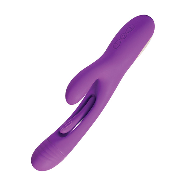 Bora G-Spot Tapping Rabbit Vibrator - Purple - Image 4