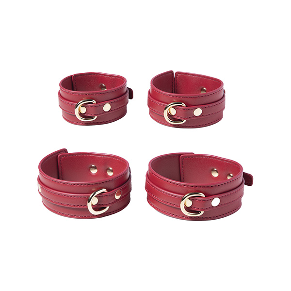 Kinky Play Box Red Passion 8 pc Set Bondage Kit - Red - Image 4