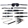 Kinky Play Box BDSM Kit 5 Piece Bondage Set - Black