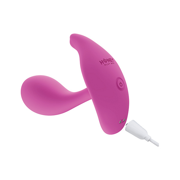Oly App-enabled Wearable Clit & G Spot Vibrator - Pink - Image 4