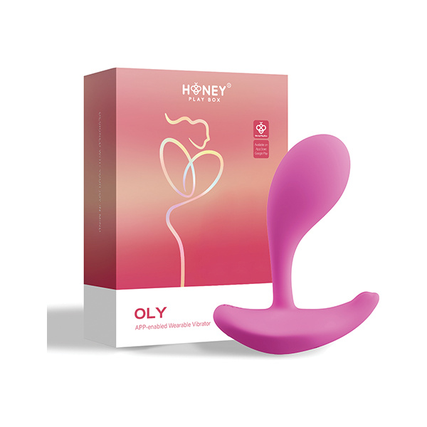 Oly App-enabled Wearable Clit & G Spot Vibrator - Pink - Image 2