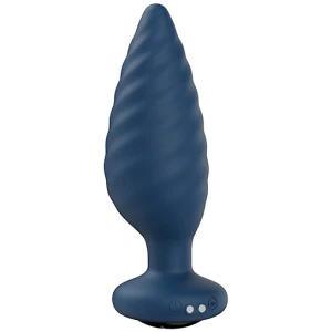 Noah App-Controlled Rotating Butt Plug - Navy Blue