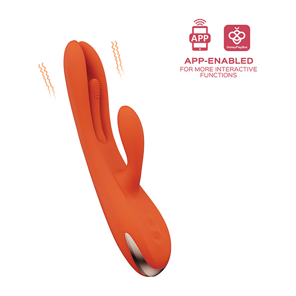 Terri App Controlled Kinky Finger Tapping Rabbit Vibrator - Image 4