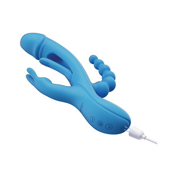 Trilux Kinky Finger Rabbit Vibrator With Anal Beads - Image 3