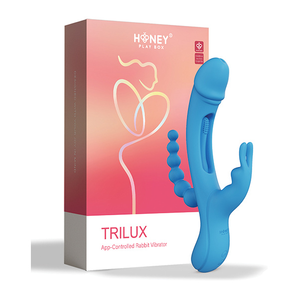 Trilux Kinky Finger Rabbit Vibrator With Anal Beads - Image 4