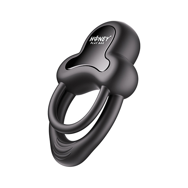 Anello Vibrating Double Cock Ring w/Clitoral Stimulator