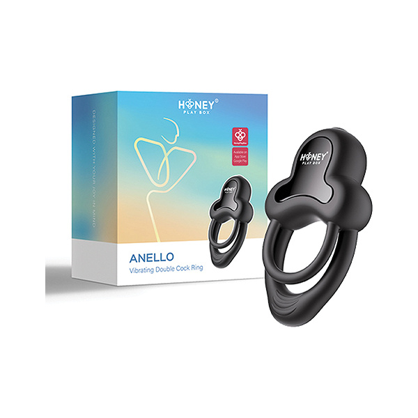 Anello Vibrating Double Cock Ring w/Clitoral Stimulator - Image 5