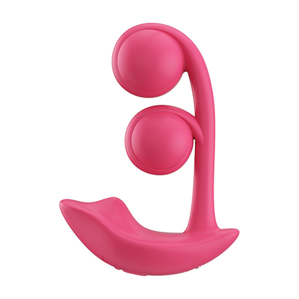 Melody Twin Balls Clit & G-Spot Vibrator - Pink - Image 4