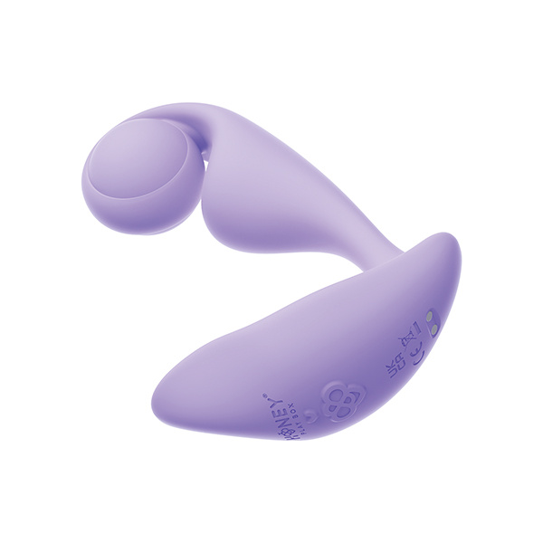 Trill Wearable Single Ball Dual Vibrator - Purple - Image 3