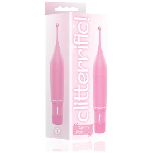 The 9's Clitterific! Pearl Point Clitoral Stimulator - Pink