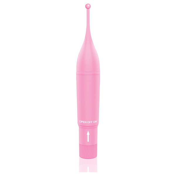 The 9's Clitterific! Pearl Point Clitoral Stimulator - Pink - Image 2