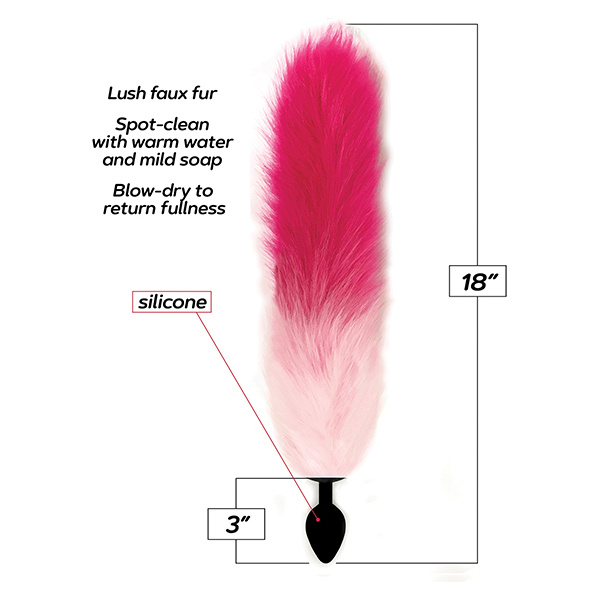 Foxy Fox Tail Silicone Butt Plug - Image 2