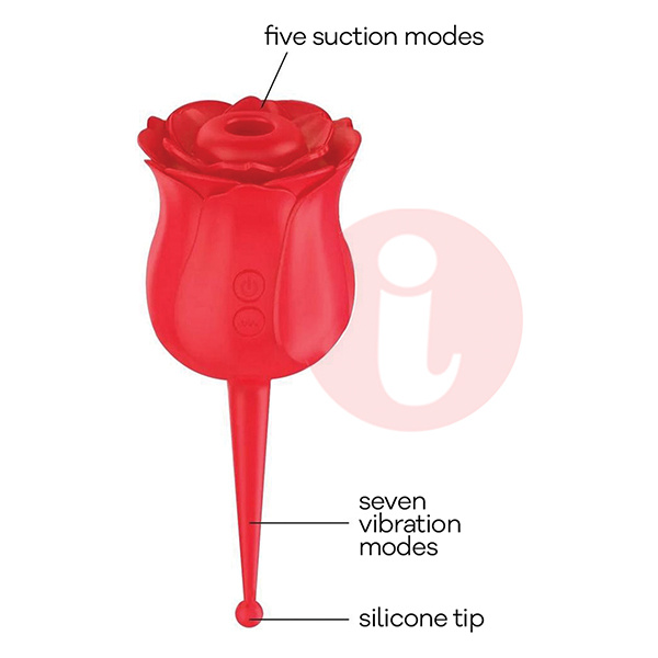 Wild Rose Le Pointe Vibrator - Red - Image 2