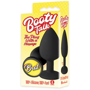 The 9's Booty Calls Brat Plug - Black