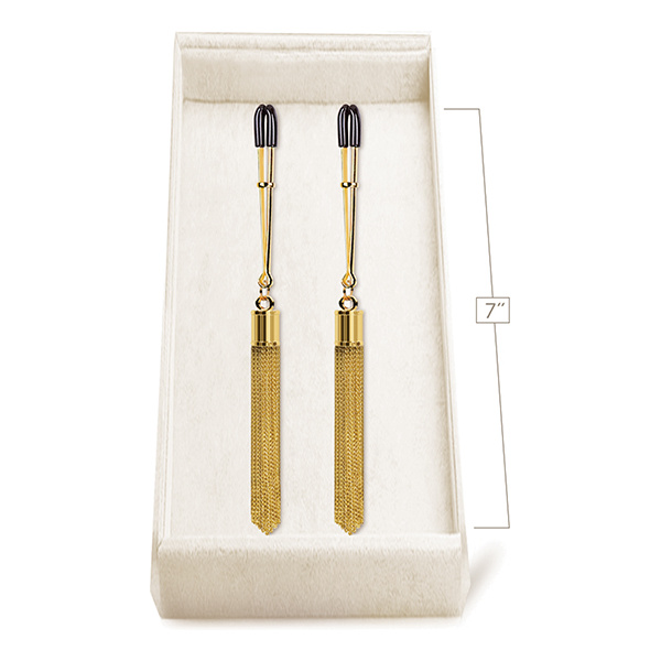 Couture Clips Luxury Nipple Clamps - Shimmer & Chic - Image 2