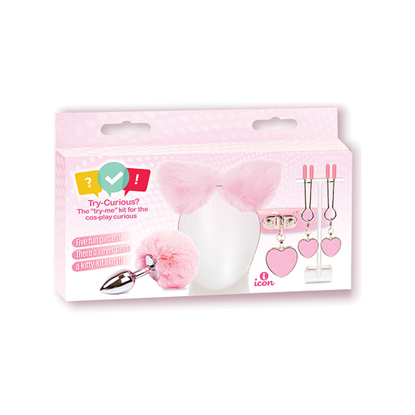Try-Curious Kitty Set - Pink
