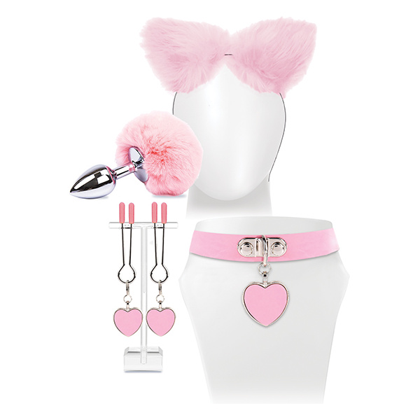 Try-Curious Kitty Set - Pink - Image 2