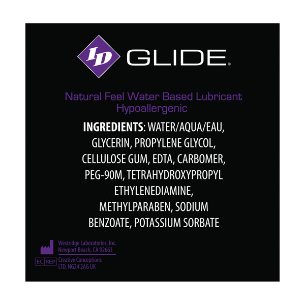 Id Glide Water Based Lubricant - Pump Bottle - Image 2