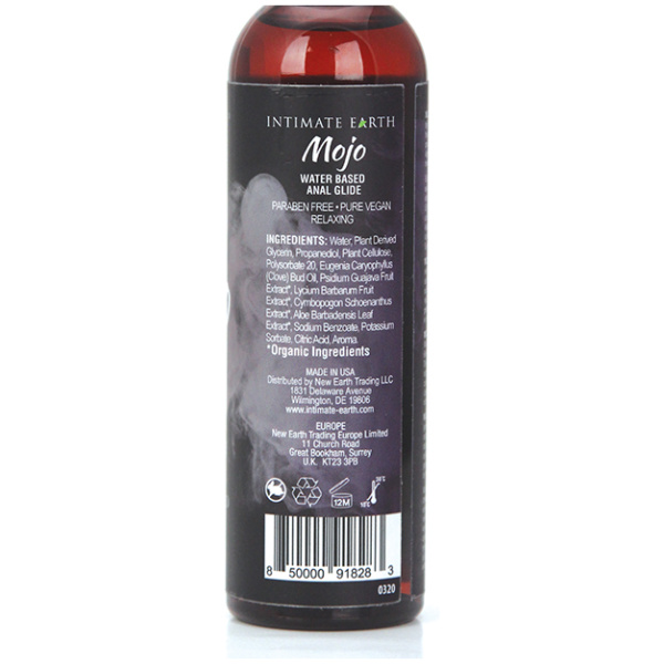 Intimate Earth Mojo Water Based Relaxing Anal Glide - 4 oz - Image 2