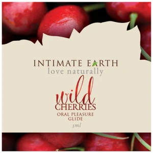 Intimate Earth Lubricant Foil - 3 ml Wild Cherries