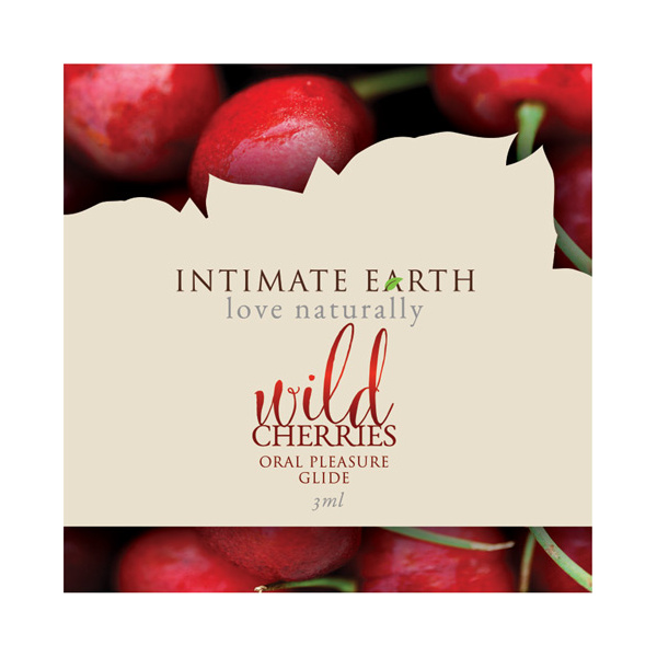 Intimate Earth Lubricant Foil - 3 ml Wild Cherries