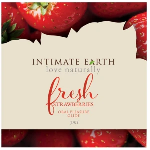 Intimate Earth Lubricant Foil - 3 ml Fresh Strawberries
