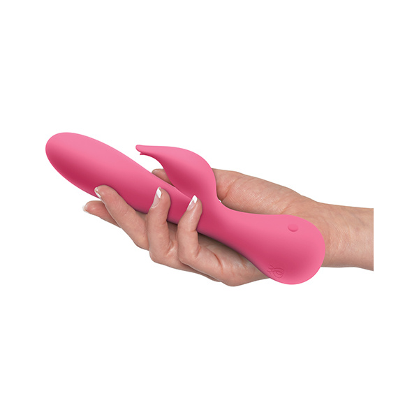 JimmyJane Glo Rabbit Heating Vibe - Pink - Image 4