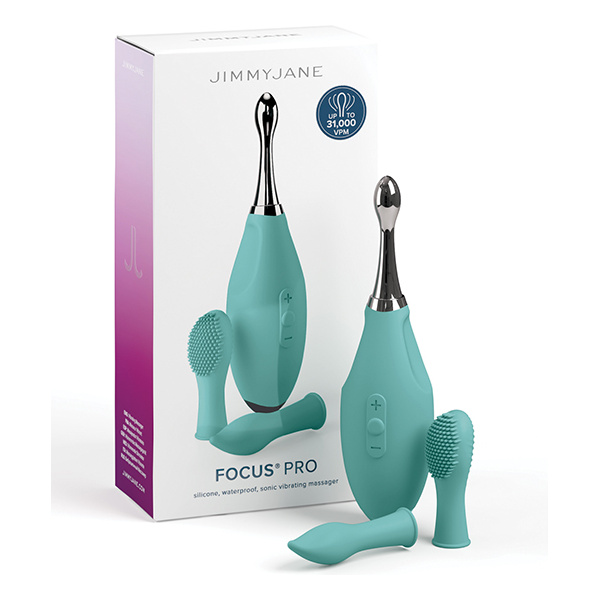 JimmyJane Focus Pro Stimulator - Teal - Image 3