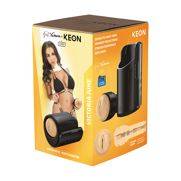 Kiiroo Keon Feel Stars Collection Stroker Combo Set - Victoria June