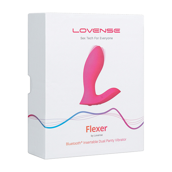 Lovense Flexer Dual Panty Vibrator - Pink