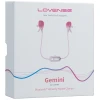 Lovense Gemini Vibrating Nipple Clamps - Pink