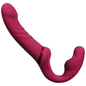 Lovense Lapis Vibrating Strapless Strap On - Pink
