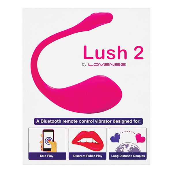 Lovense Lush 2.0 Sound Activated Vibrator - Pink - Image 5