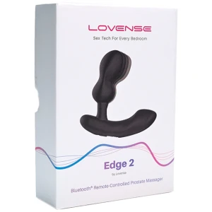 Lovense Edge 2 Flexible Prostate Massager - Black