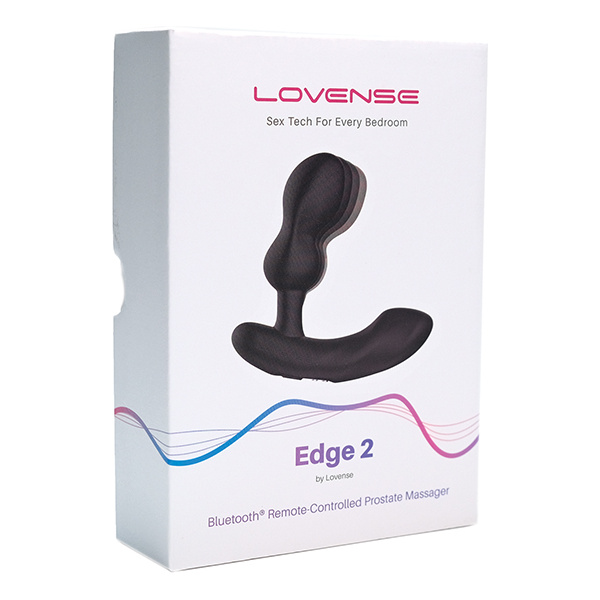 Lovense Edge 2 Flexible Prostate Massager - Black