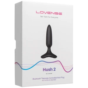 Lovense Hush Butt Plug - Black