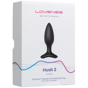 Lovense Hush 2 Butt Plug - Black
