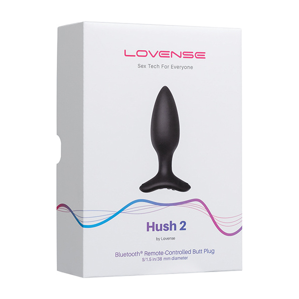 Lovense Hush 2 Butt Plug - Black