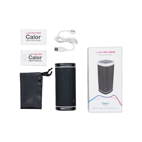 Lovense Calor Compact Heating Masturbator - Black - Image 4